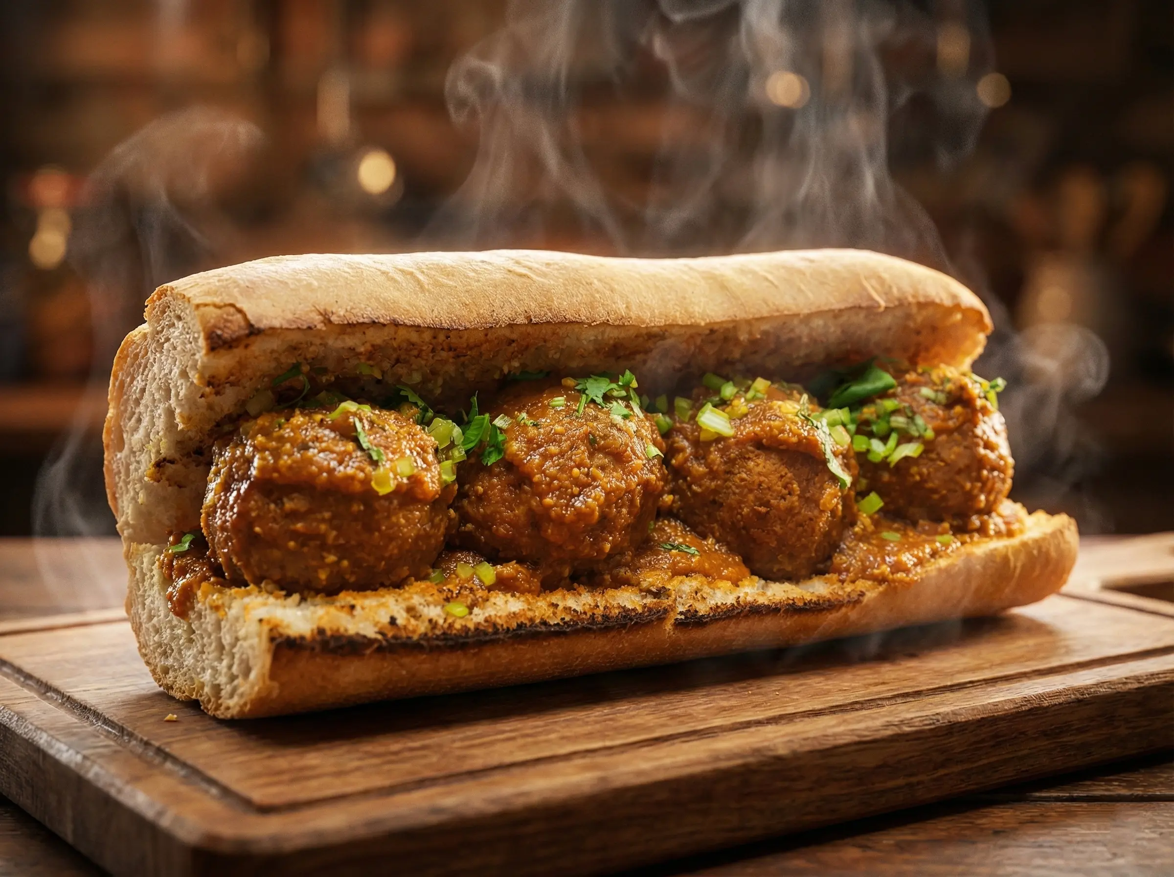 Mumbai Sub Sandwich - 100% plant-based and made from scratch at St.Veg