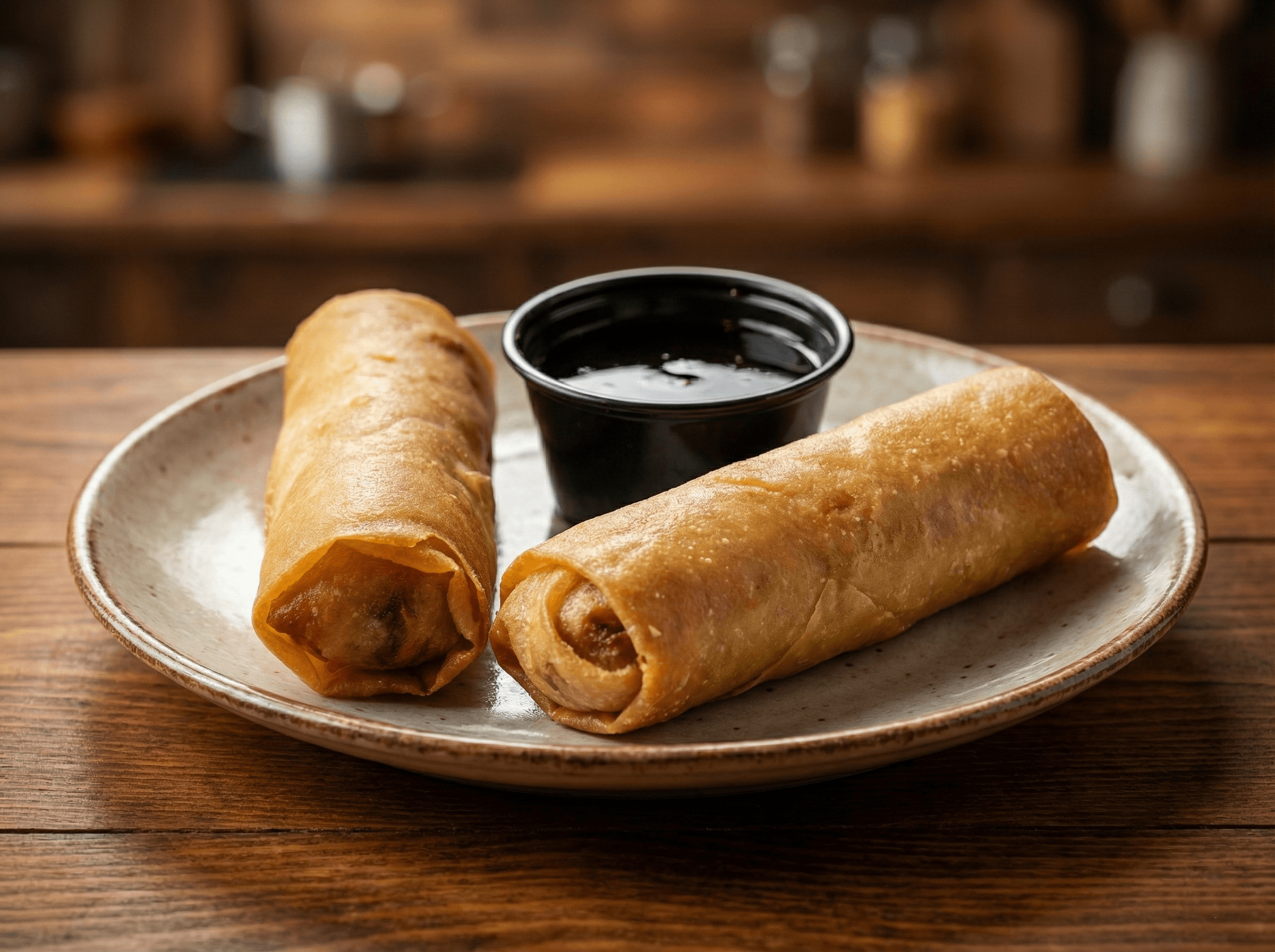 Veggie Crispy Rolls (2 pcs) - 100% plant-based and made from scratch at St.Veg